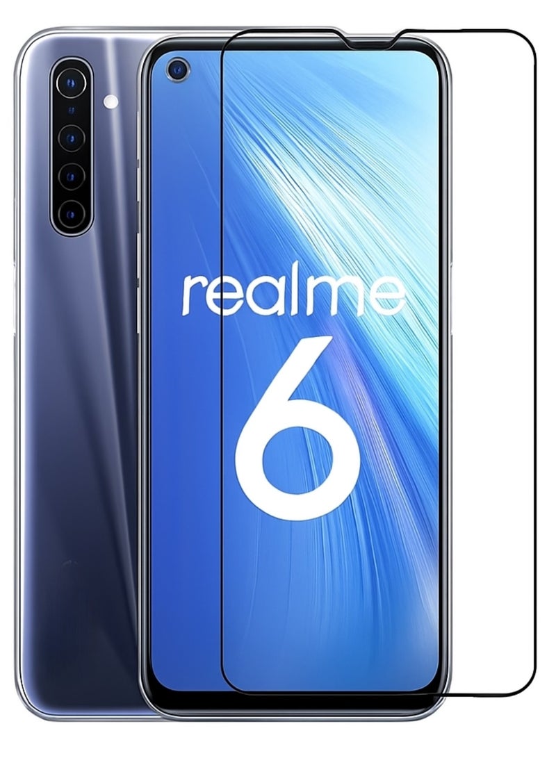 Original Tempered Glass Screen Protector for RealMe 6 – 9H Hardness, Anti-Fingerprint, HD Clarity, Seamless Fit, Super Glass - Image 1