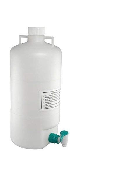 Witeg Aspirator Bottle 5 Liters Aspirator Bottle With Stopcock