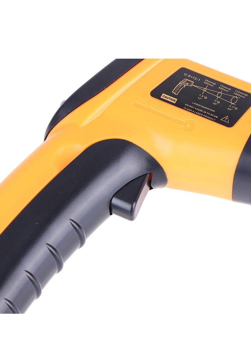 Digital Infrared Thermometer, -50-380°C Industrial Temperature Gun Non-Contact with Backlight (NOT for Humans) Thermometer for Kitchen Food Meat Car BBQ Automotive and Industrial - Image 4