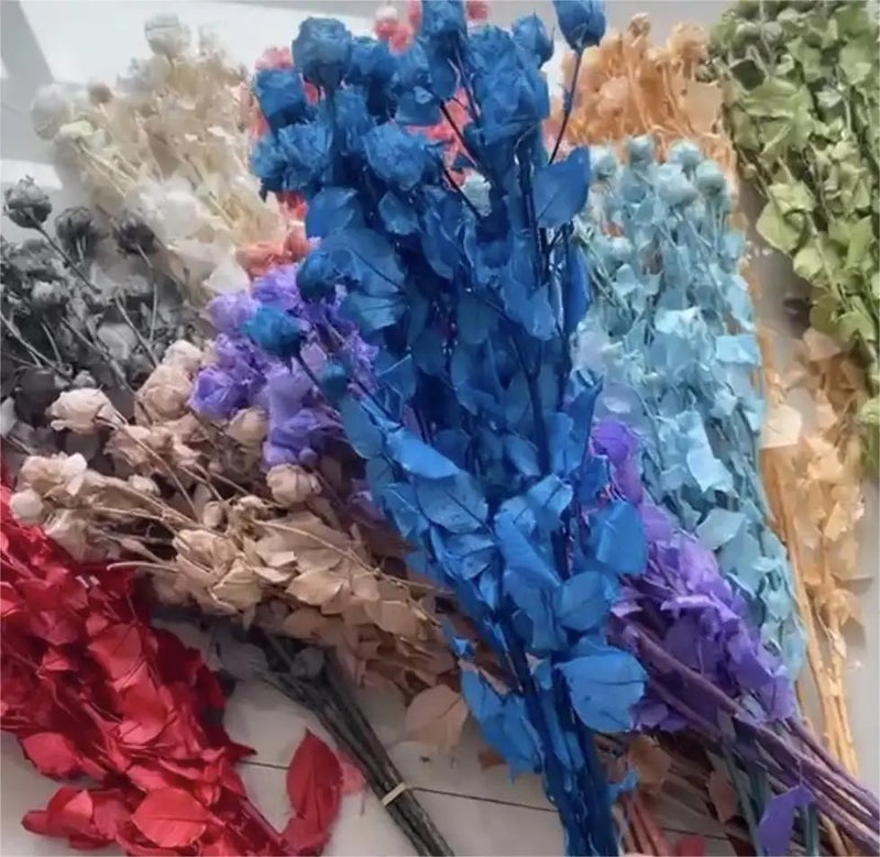 Bluejw Ly Supply Home Decoration Dried Flowers Bouquet - Natural Dried Plants Arrangement for Room Decor, Wedding, Photography Props - Image 2