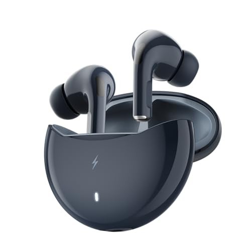 Fire-Boltt Aero TWS Earbuds Custom EQ, Wireless Bluetooth 5.4, Music & App Support, 50H Playtime, Fast Charging Case, 50ms Low Latency for Gaming, Touch Controls, IPX4 Waterproof, Clear Calls - Blue - Image 1