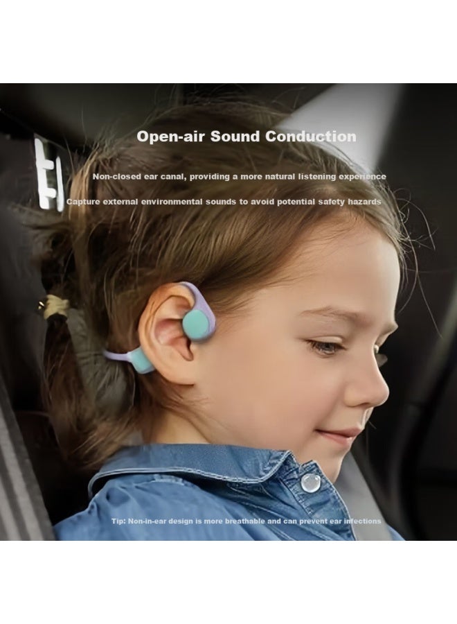 Tribit Qube Children's Wireless Earphones, Non-in For Online Cl, Study Aid, Students' Memorization Practice, Sports, Music Listening, Head-mounted Microphone - Image 1