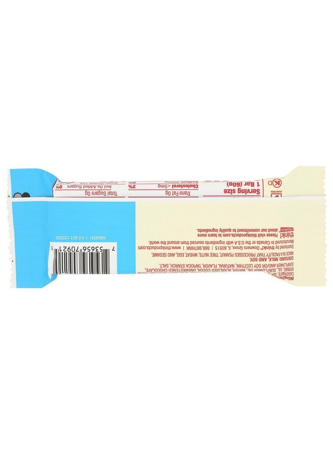 ثينك! فكر!، ألواح بروتين عالية - كوكيز وكريمة، 20 جرام بروتين، 0 جرام سكر، بدون محليات صناعية، خالية من الجلوتين، خالية من الكائنات المعدلة وراثيًا، لوح 2.1 أونصة - Image 2