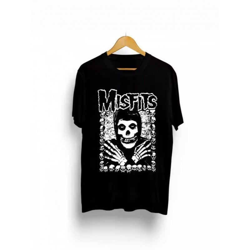 T-Shirt Y2K Men'S Women'S Harajuku Gothic Hip Hop Graphic Printed Cotton Round Neck Oversized T-Shirt Short Sleeve Top - Image 5