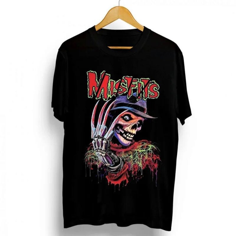 T-Shirt Y2K Men'S Women'S Harajuku Gothic Hip Hop Graphic Printed Cotton Round Neck Oversized T-Shirt Short Sleeve Top - Image 1