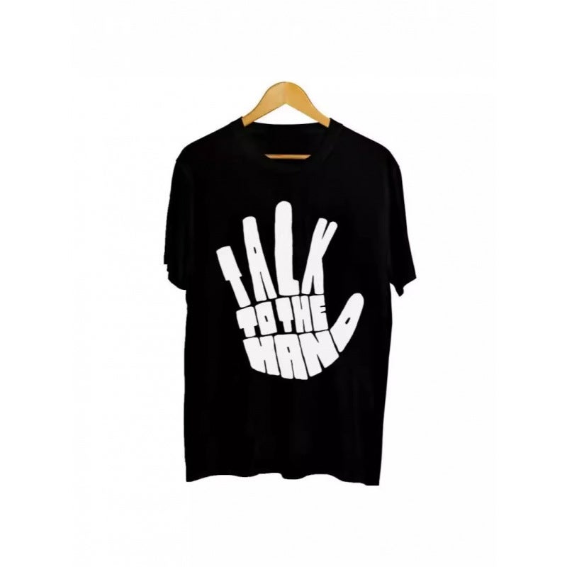 T-Shirt Y2K Men'S Women'S Harajuku Gothic Hip Hop Graphic Printed Cotton Round Neck Oversized T-Shirt Short Sleeve Top - Image 4
