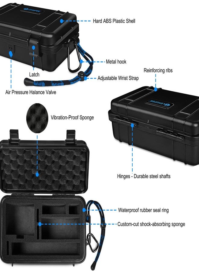 Lekufee Travel Waterproof Hard Case for DJI Osmo Nano Camera, Standard Combo, and Accessories - Black(Bag & Case Only) - Image 3