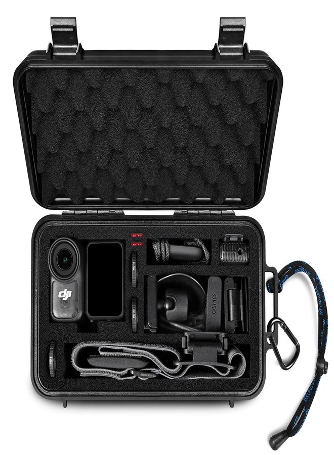 Lekufee Travel Waterproof Hard Case for DJI Osmo Nano Camera, Standard Combo, and Accessories - Black(Bag & Case Only) - Image 1