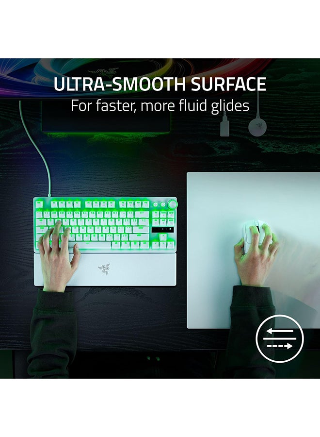 Razer Atlas Pro Tempered Glass Gaming Mouse Mat - White I RZ02-05760200-R3M1 - Image 5