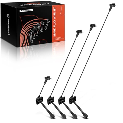 A-Premium Ignition Spark Plug Wires Set of 4 Compatible with Toyota Camry 1993 1994 1995 1996 2.2L 3.0L - Image 1