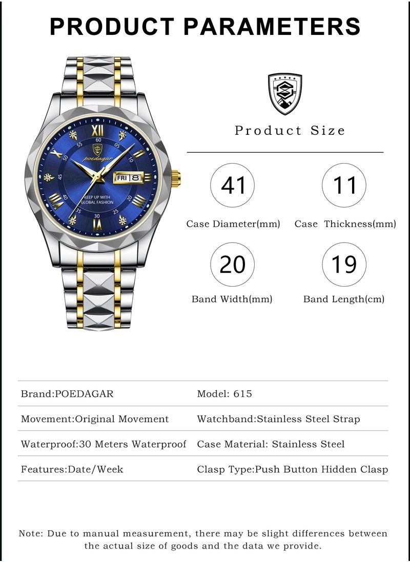 POEDAGAR - Men's Watch Fashion Business Watch - Image 1