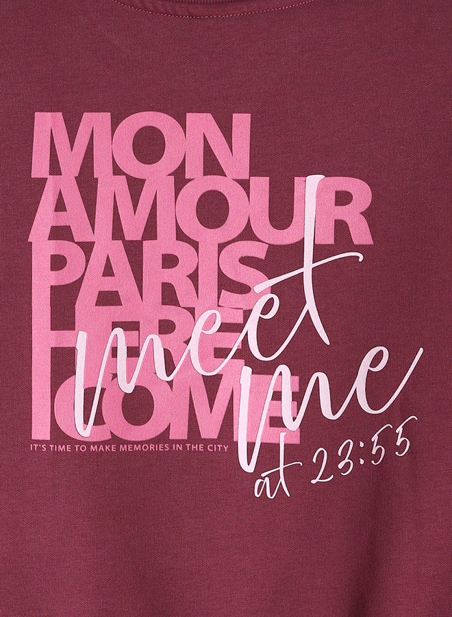 LC WAIKIKI Crew Neck Printed Girls' Sweatshirt - Image 4