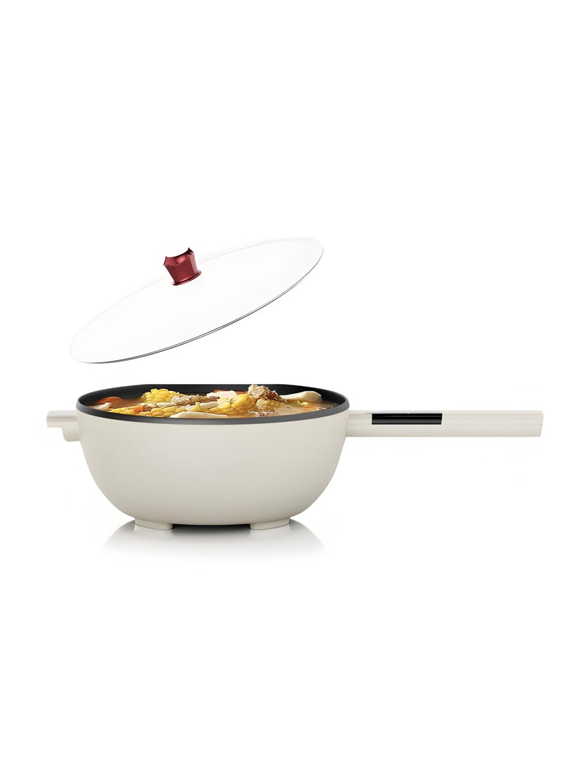 XVersion Electric Hot Pot 4L - Non-Stick Multi-Cooker, Electric Skillet, Frying Pan, Saucepan for Ramen, Noodles, Steak, Eggs, Pasta, Rice, Soup, Sauté & Shabu Shabu  - Image 1