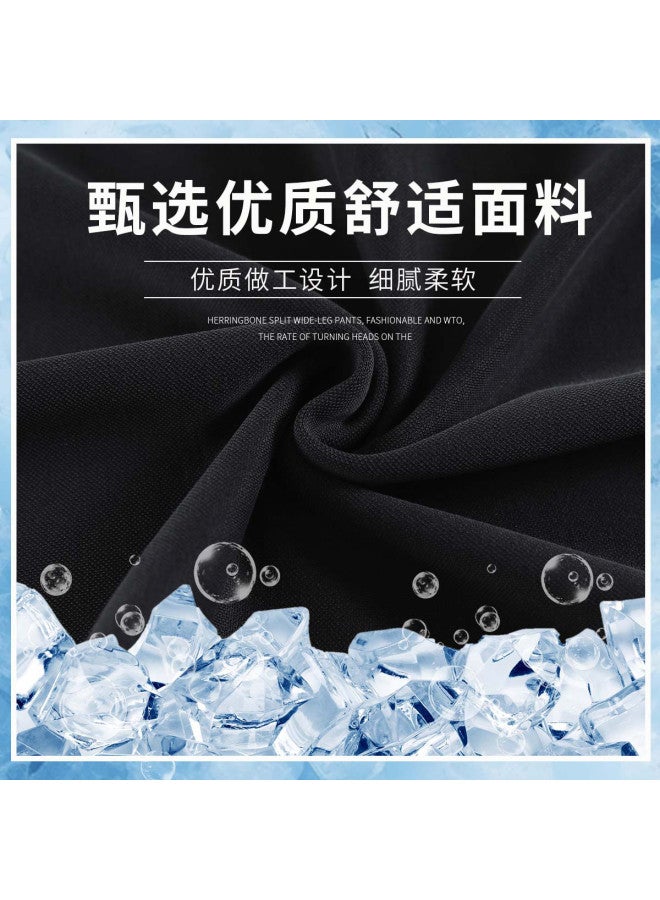 Hstyle Copper Ammonia Rayon Instant Cooling Soft Wide-leg Pants For Women - 2025 Summer Thin Versatile Slim-fit Casual Trousers - Image 3
