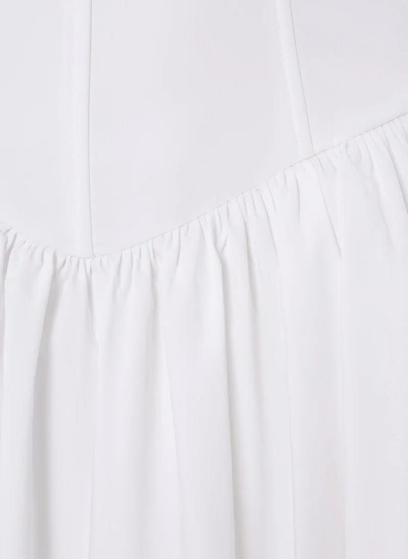 Lichi Mini strappy dress with corset bodice