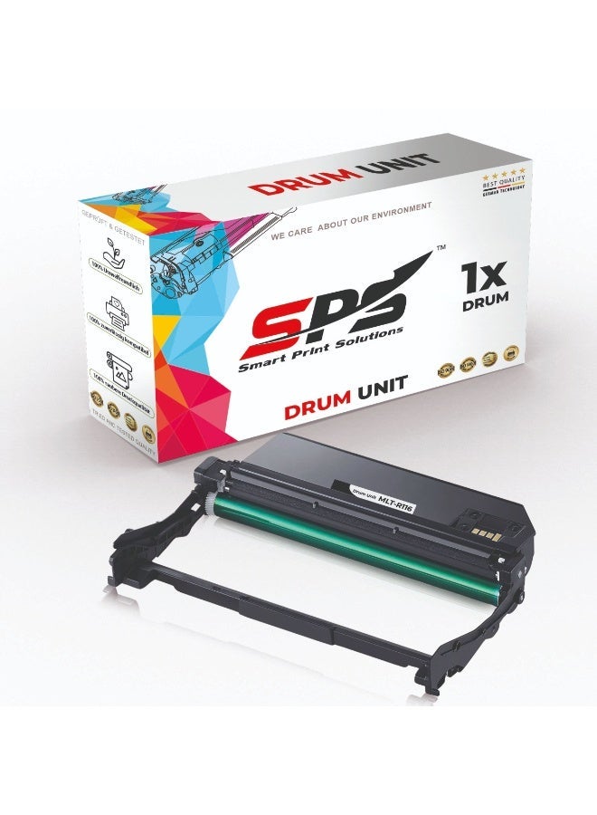 Smart Print Solutions SPS Compatible Drum Cartridges for Samsung - MLT-R116 | 1x Black | Yield upto 9,000 Pages - Image 1