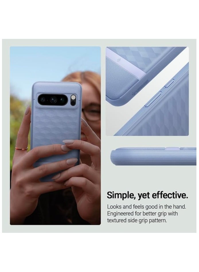 Caseology - Caseology Parallax Pixel 8 Pro [Grade Drop Tested] TPU Case for Google Pixel 8 Pro case 5G, 3D Pattern (2023) - Bay Blue - Image 1