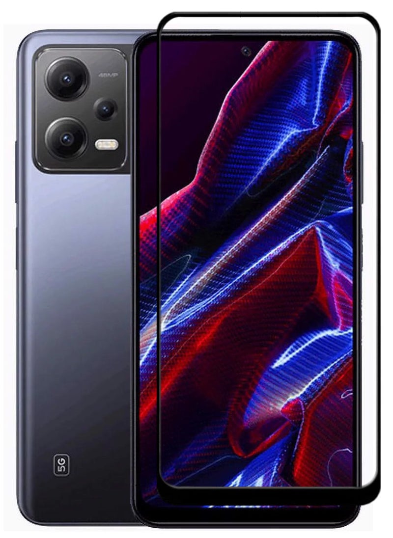 ACLIX Antistatic ESD Dustproof Premium Quality High Definition Tempered Glass Screen Protector Designed For Xiaomi Poco X5 - Image 1