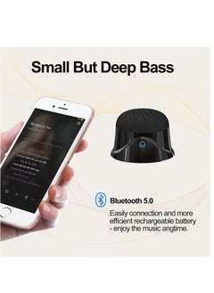 SYOSI 1 PCS Portable Magnetic Small Bluetooth Speaker 5W Stereo Sound Deep Bass 9H Playtime TWS Pairing Speaker for Home Outdoor Travel Golf Carts Support for iPhone 12/13/14  - Image 4