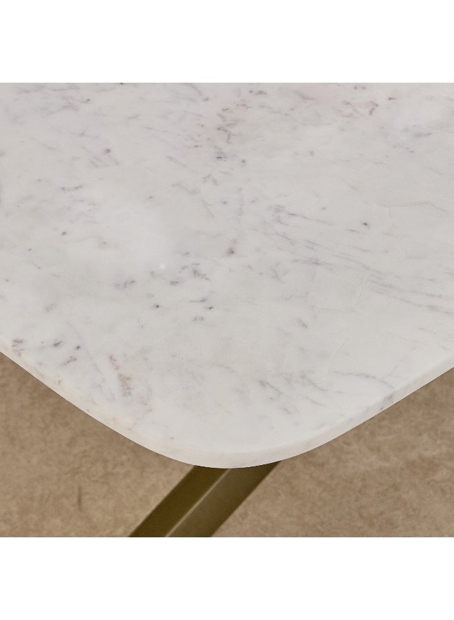 Home Box Genuine Marble Top Dining Table for 8 - Image 3