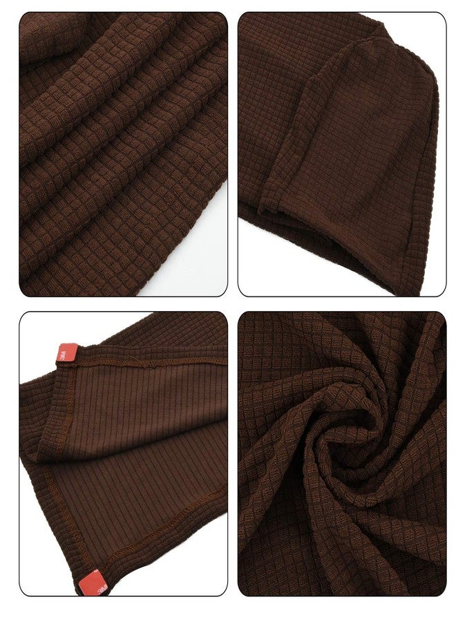 سي ام غطاء مسند ذراع الأريكة المضاد للانزلاق والغبار، غطاء مطاطي للأريكة والكراسي القابلة للإمالة، واقي للأريكة، زوج واحد (بني داكن) - Image 5