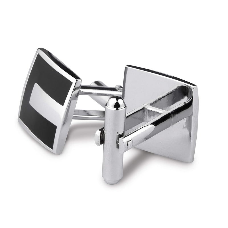 Kovove The Embellished Black Cufflinks for Men - Image 3