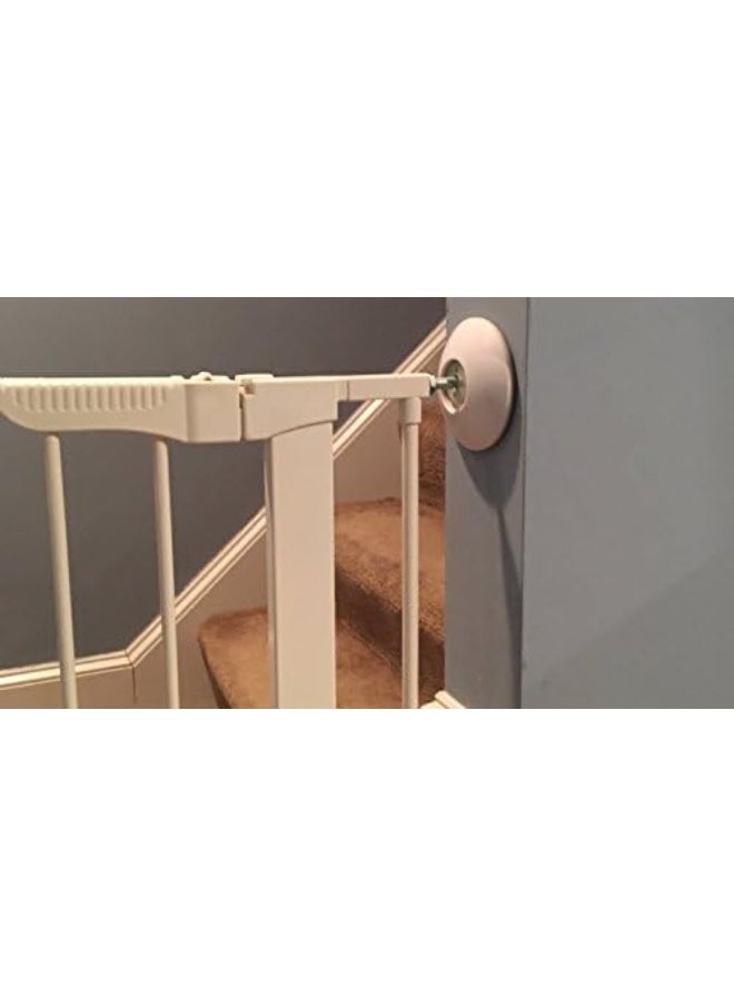 Safety Innovations Wall Saver Baby Gate Wall Protector Protects Walls from Child Gate Damage - Makes Safety Gates More Secure - for Walk Thru Pressure Mounted Gates - Childproofing, Pet Proofing - 2 Full Size  - Image 4