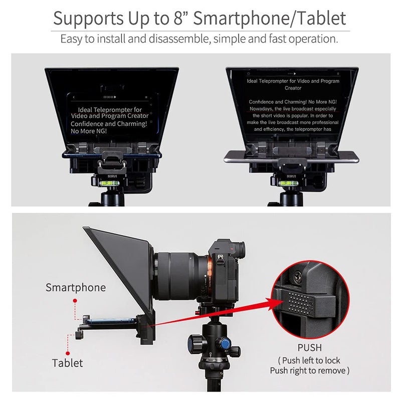 Feelworld TP2A 8" جهاز تليبرومبتر محمول يصلح للهواتف الذكية والأجهزة اللوحية حتى 8" - Image 5
