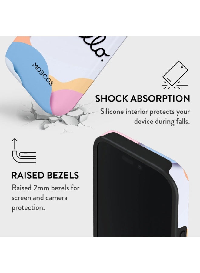 موبكوس جراب Mobcos Hello Sunshine Premium لهاتف iPhone 17 Pro Max، متوافق مع غطاء صلب مزدوج الطبقات مع حماية من السيليكون - غطاء مقاوم للخدوش والصدمات - Image 4