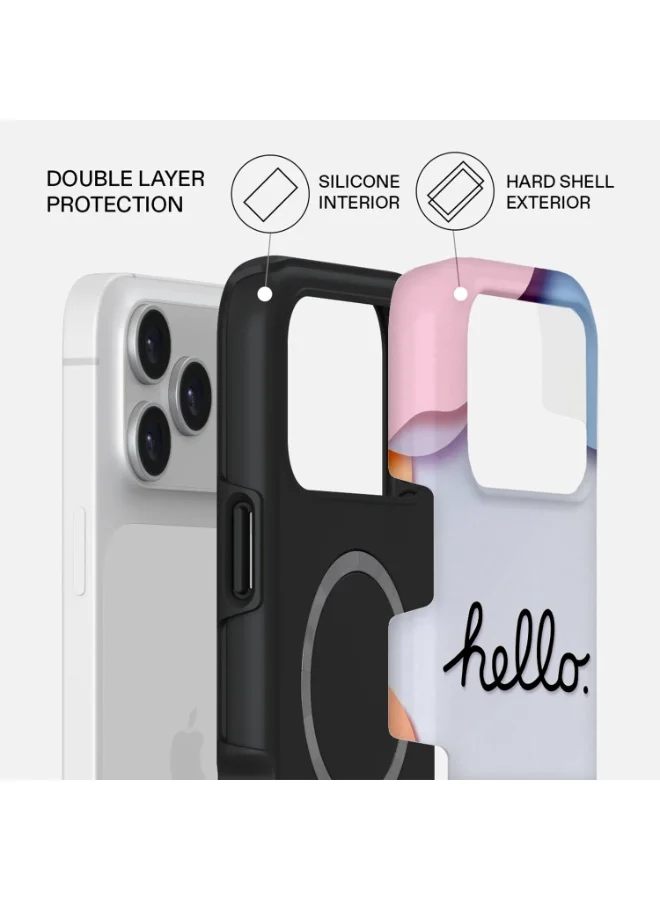 Mobcos Mobcos iPhone 17 Pro Max Hello Sunshine Premium Case Compatible with Hybrid Dual-Layer Hard Shell + Silicone Protection - Scratch-Resistant Shockproof Mobile Cover