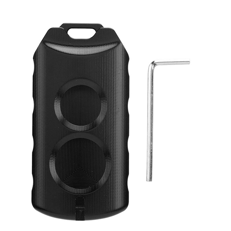 Aluminum Alloy Motorcycle Key Fob Protector Cover Black - Image 3