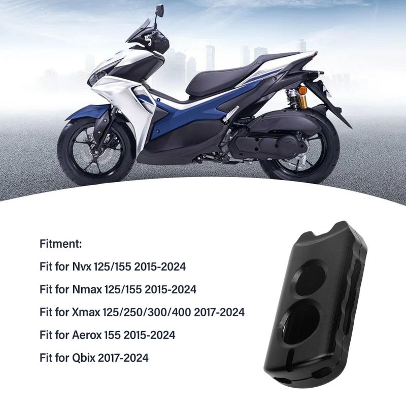 Aluminum Alloy Motorcycle Key Fob Protector Cover Black - Image 5