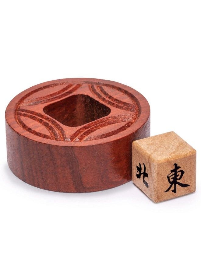 Yellow Mountain Imports - Wooden Mahjong Bettor/Wind Indicator Mahjong Accessory For Chinese Or American Mahjong Play - Image 1