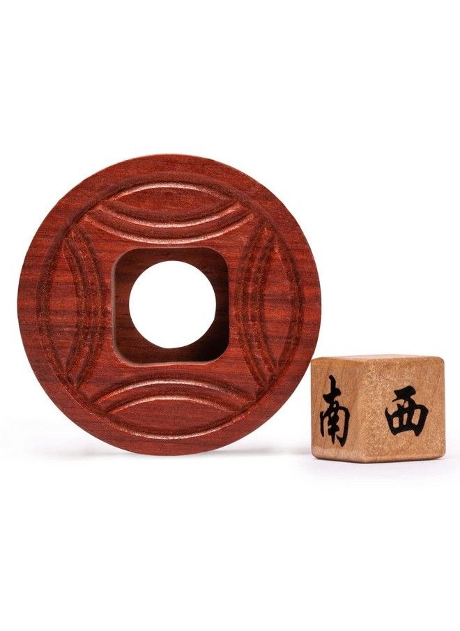 Yellow Mountain Imports - Wooden Mahjong Bettor/Wind Indicator Mahjong Accessory For Chinese Or American Mahjong Play - Image 1