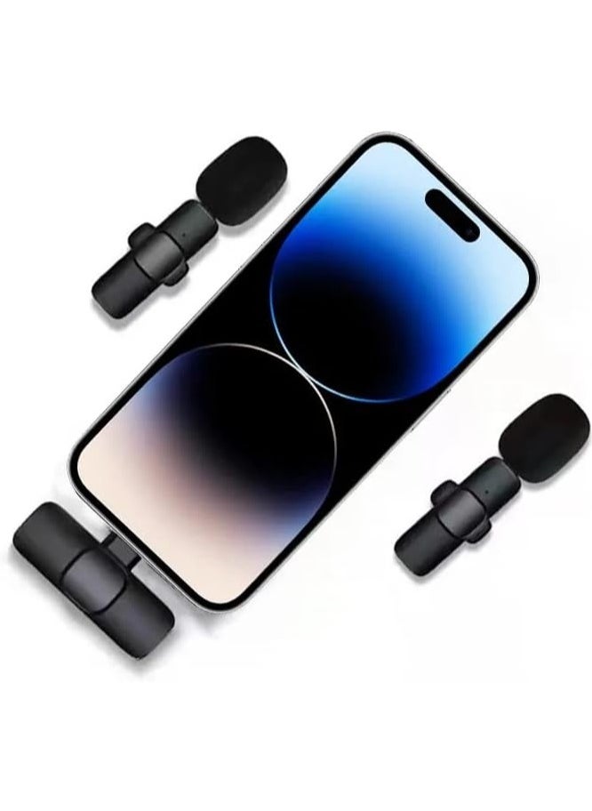 Generic Wireless Microphone, Dual Omnidirectional, Plug-and-Play, Compatible with iOS and Android, Ideal for Vlogging, Live Streaming, Interviewing, and Recording  - Image 4