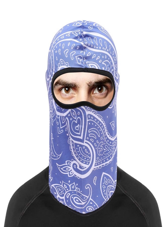 Cutewing Balaclava Mask 3D Print Full Face Mask Cooling Neck Gaiter Sun Protection Face Cover Mask Windproof Ski Mask, Paisley, L/One size - Image 2