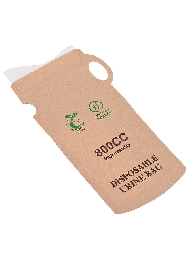 Generic - 10pcs Emergency Disposable Urinal Bags Car Vomit Bag 800cc Camping Pee Bags Unisex Urine Bag for Travel Traffic Jam - Image 1