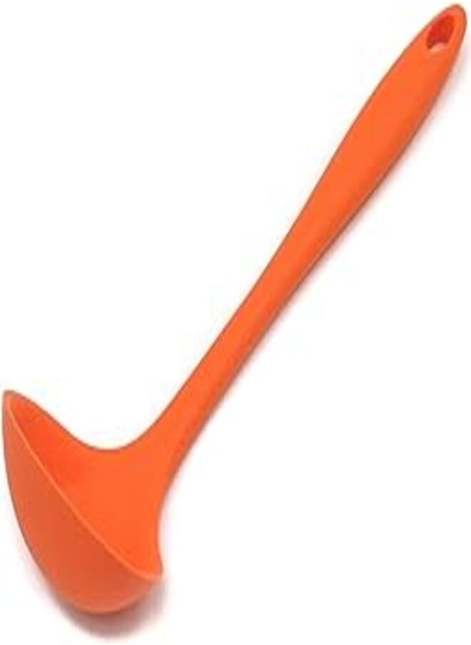Chef Craft - Chef Craft Premium Silicone Ladle, 11.25", Orange - Image 1