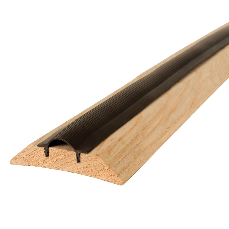 M-D Building Products MD Building Products 11809 312 in x 1716 in x 36 in Natural Hardwood and Vinyl HighProfile Threshold