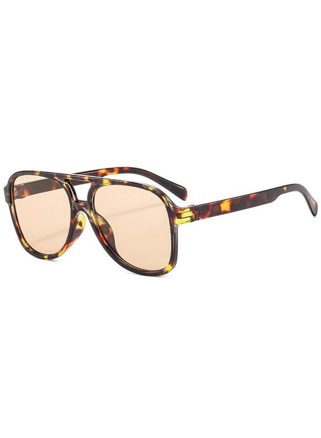 willochra Vintage oversized Double beam 70s Pilot Sunglasses Women Men Classic Large Squared Frame Travel glasses F28, C6, Medium - Image 3