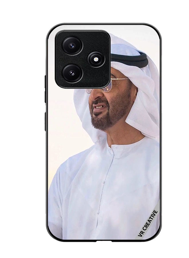 VR CREATIVE Protective Case Cover For Xiaomi Poco M6 Pro 5G Sheikh Mohamed Bin Zayed Al Nahyan Design Multicolour - Image 1