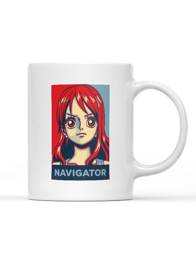 LIT One Piece Mug One Piece Mug for Coffee Nami Gift Mug Cat Burglar Navigator Hope Poster -Manga Fan Gift - Image 1