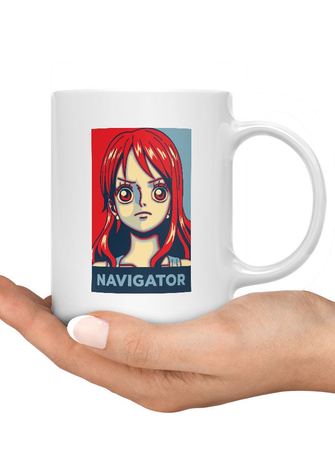 LIT One Piece Mug One Piece Mug for Coffee Nami Gift Mug Cat Burglar Navigator Hope Poster -Manga Fan Gift - Image 3