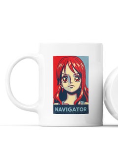 LIT One Piece Mug One Piece Mug for Coffee Nami Gift Mug Cat Burglar Navigator Hope Poster -Manga Fan Gift  - Image 2
