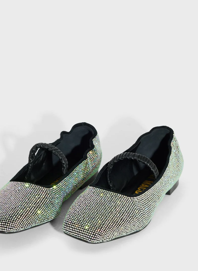 Kat Maconie Kellie Embellished Bullet Ballerinas