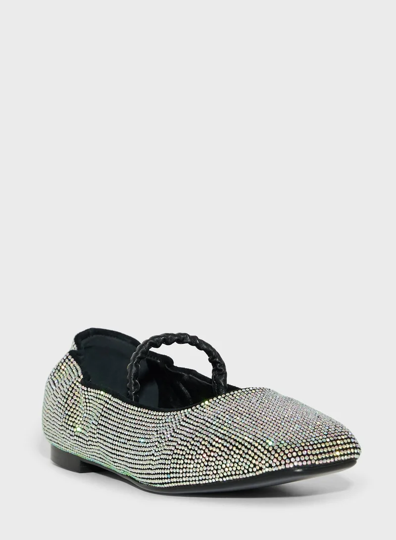 Kat Maconie Kellie Embellished Bullet Ballerinas