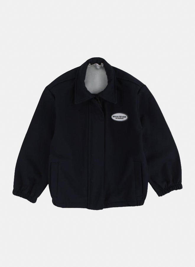 Unisex Waterproof Jacket – Navy - Image 1