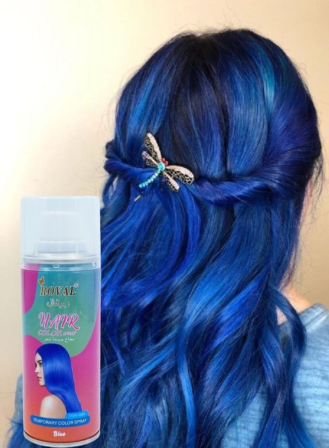 ROVAL 2 Pieces Hair Color Spray Blue - Image 2