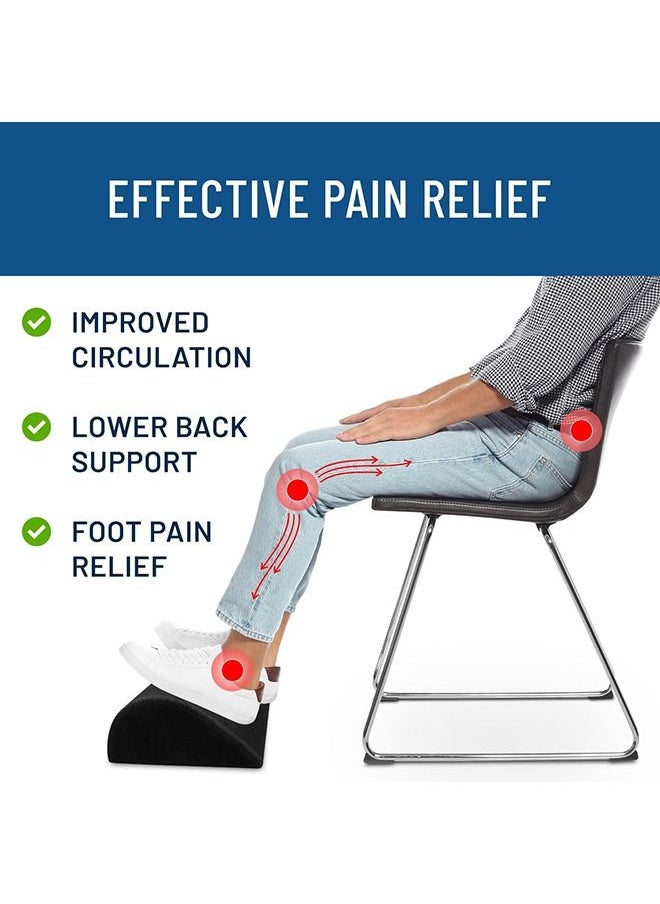 Arabest - Foot Rest Under Desk for Office Use, All-Day Pain Relief and Leg Support Stool, Under Desk Foot Rest Ergonomic for Home Office, Work, Gaming Accessories - Image 1