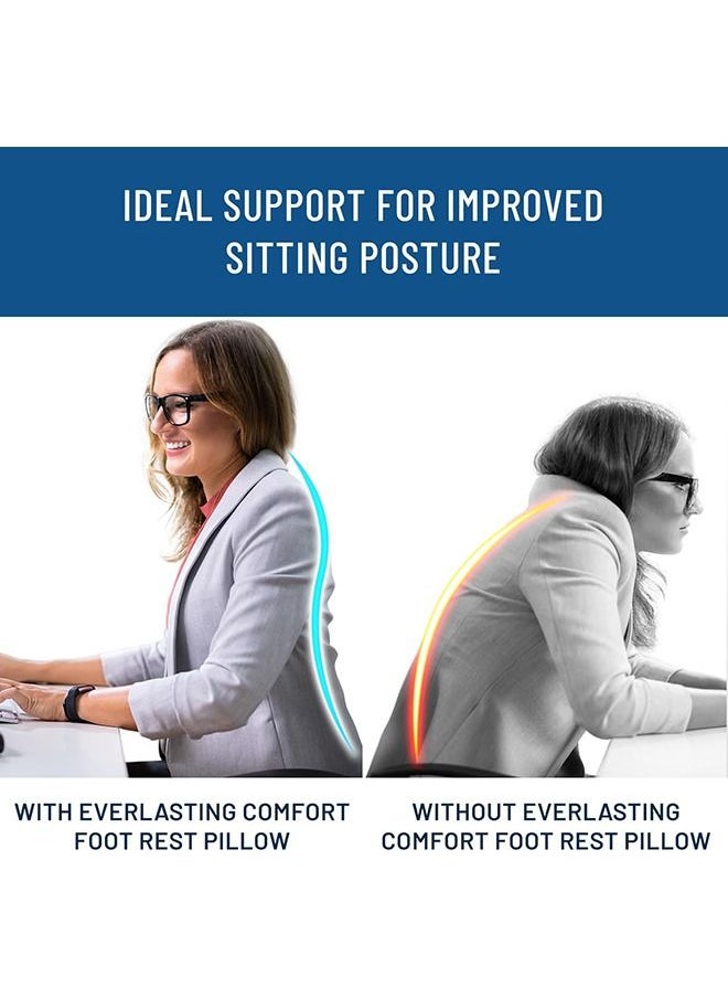 Arabest - Foot Rest Under Desk for Office Use, All-Day Pain Relief and Leg Support Stool, Under Desk Foot Rest Ergonomic for Home Office, Work, Gaming Accessories - Image 1